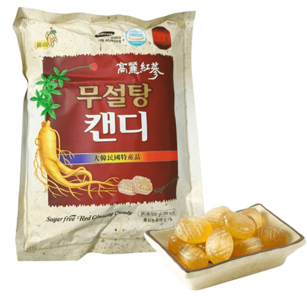 [Demo]Kẹo hồng sâm không đường Hàn Quốc - 500g