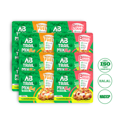 Combo 6 gói hạt dinh dưỡng mix 2 ngăn AB Trail Mix