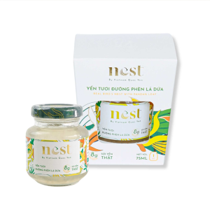 Yến tươi đường phèn lá dứa Việt Nam Quốc Yến 75 ml